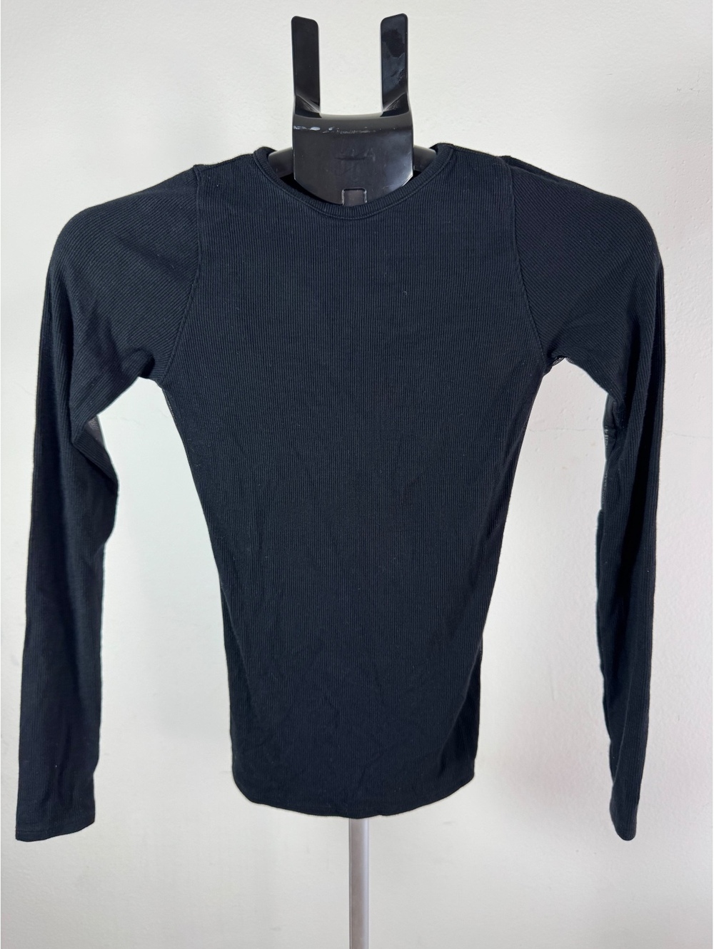 Joah Brown Black Long Sleeve Lightweight Top XS